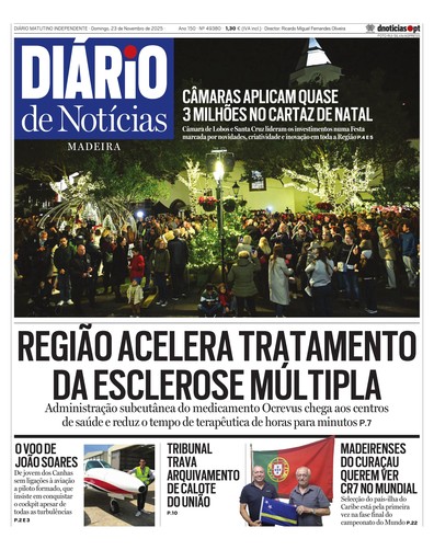 Edição do dia 23 Novembro 2025 da pubicação Diário de Notícias