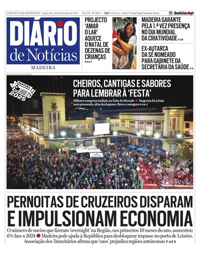 Edição do dia 24 Dezembro 2025 da pubicação Diário de Notícias