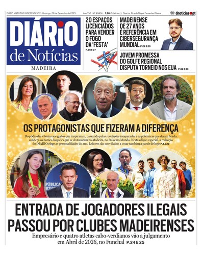 Edição do dia 28 Dezembro 2025 da pubicação Diário de Notícias