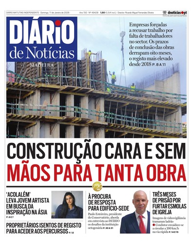 Edição do dia 11 Janeiro 2026 da pubicação Diário de Notícias