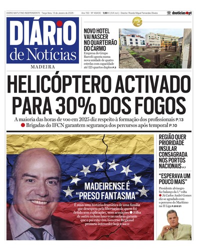 Edição do dia 13 Janeiro 2026 da pubicação Diário de Notícias