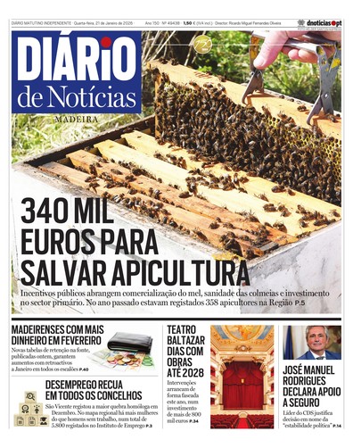 Edição do dia 21 Janeiro 2026 da pubicação Diário de Notícias