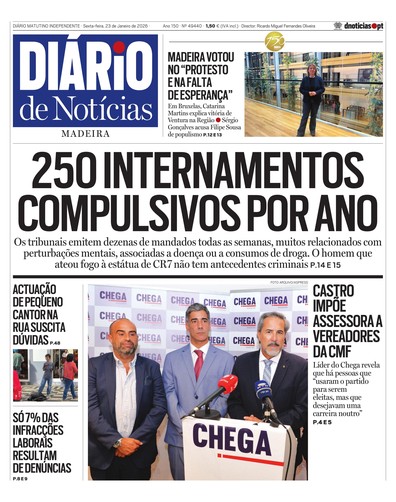 Edição do dia 23 Janeiro 2026 da pubicação Diário de Notícias