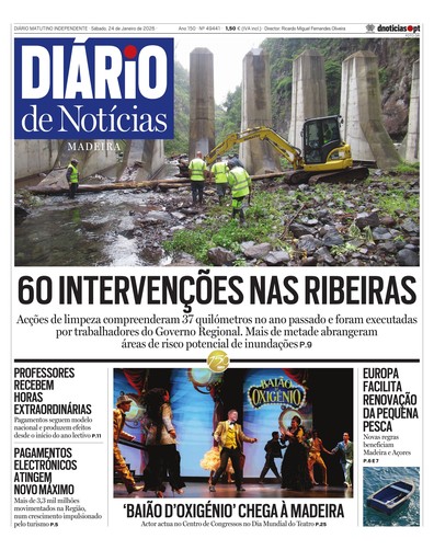 Edição do dia 24 Janeiro 2026 da pubicação Diário de Notícias