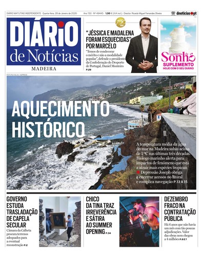 Edição do dia 28 Janeiro 2026 da pubicação Diário de Notícias