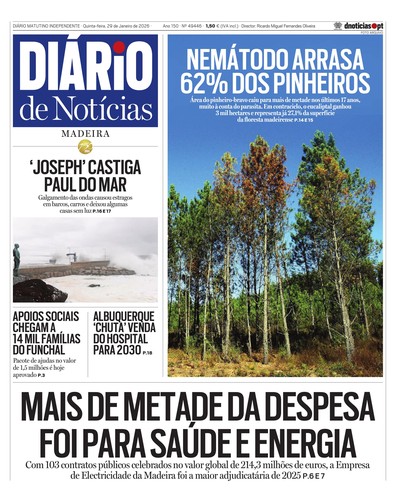 Edição do dia 29 Janeiro 2026 da pubicação Diário de Notícias
