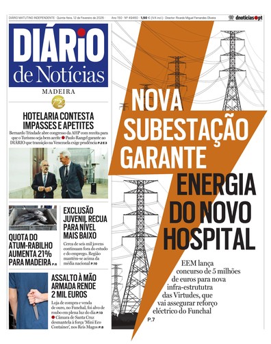 Edição do dia 12 Fevereiro 2026 da pubicação Diário de Notícias