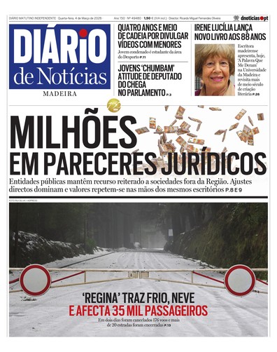 Edição do dia 4 Março 2026 da pubicação Diário de Notícias