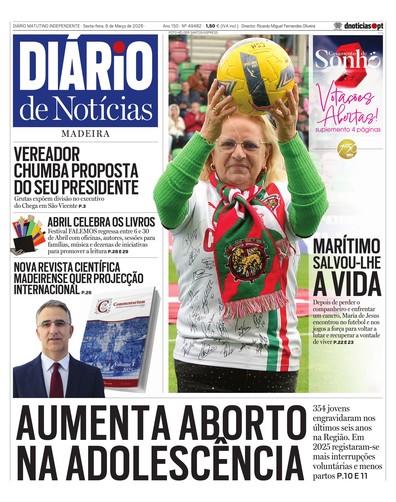 Edição do dia 6 Março 2026 da pubicação Diário de Notícias