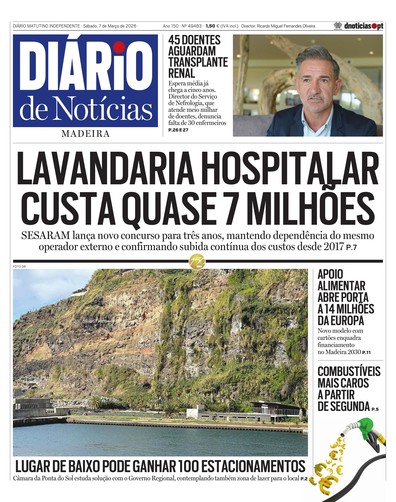 Edição do dia 7 Março 2026 da pubicação Diário de Notícias