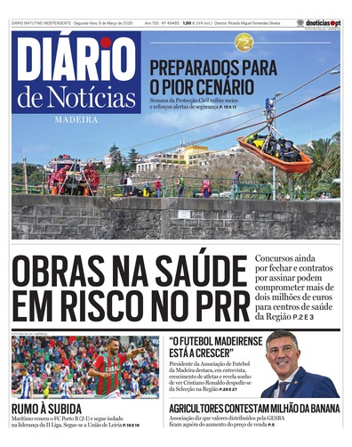 Edição do dia 9 Março 2026 da pubicação Diário de Notícias