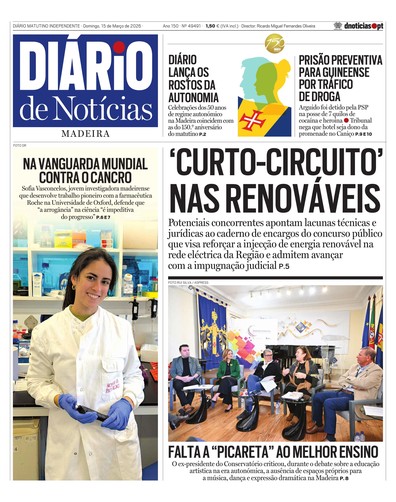 Edição do dia 15 Março 2026 da pubicação Diário de Notícias