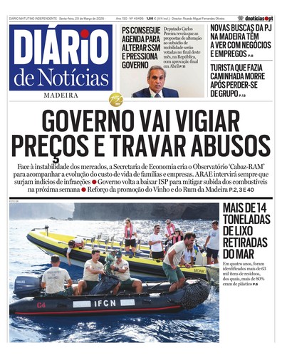 Edição do dia 20 Março 2026 da pubicação Diário de Notícias