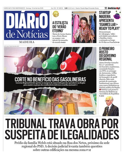 Edição do dia 12 Abril 2026 da pubicação Diário de Notícias
