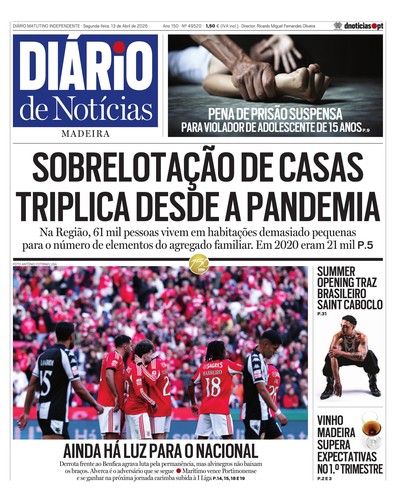Edição do dia 13 Abril 2026 da pubicação Diário de Notícias
