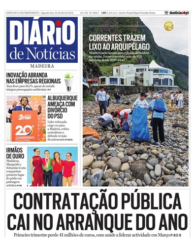 Edição do dia 20 Abril 2026 da pubicação Diário de Notícias