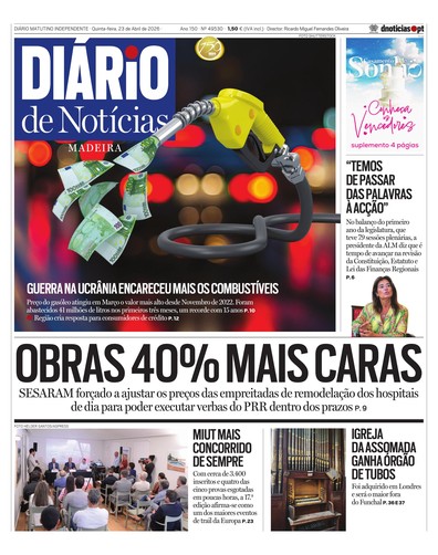 Edição do dia 23 Abril 2026 da pubicação Diário de Notícias