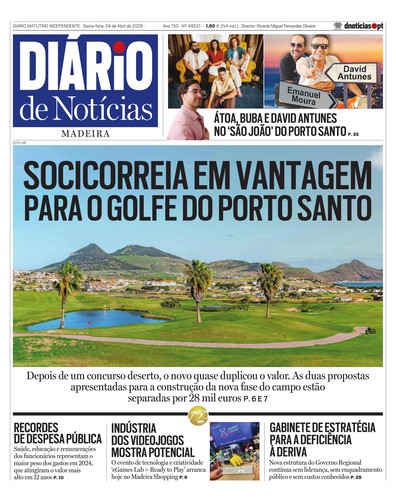Edição do dia 24 Abril 2026 da pubicação Diário de Notícias