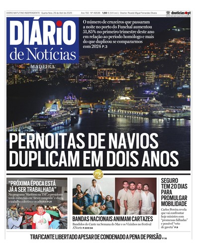 Edição do dia 29 Abril 2026 da pubicação Diário de Notícias