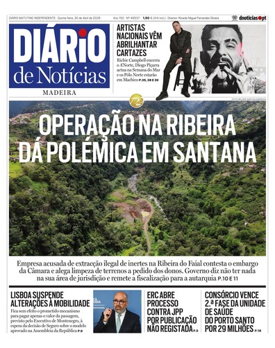 Edição do dia 30 Abril 2026 da pubicação Diário de Notícias