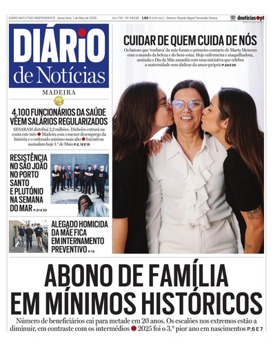 Edição do dia 1 Maio 2026 da pubicação Diário de Notícias