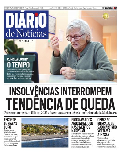 Edição do dia 5 Maio 2026 da pubicação Diário de Notícias
