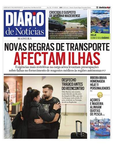 Edição do dia 6 Maio 2026 da pubicação Diário de Notícias