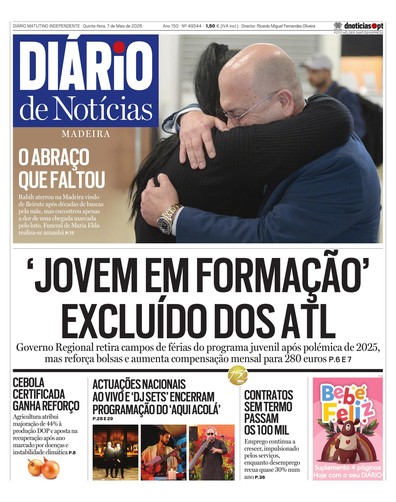 Edição do dia 7 Maio 2026 da pubicação Diário de Notícias