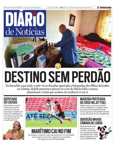 Edição do dia 10 Maio 2026 da pubicação Diário de Notícias