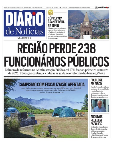 Edição do dia 11 Maio 2026 da pubicação Diário de Notícias
