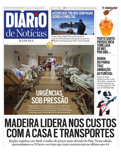 Edição do dia 14 Maio 2026 da pubicação Diário de Notícias