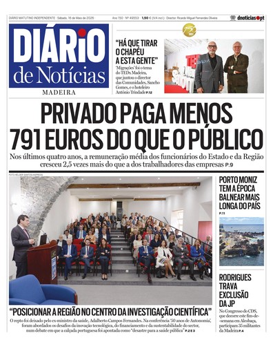 Edição do dia 16 Maio 2026 da pubicação Diário de Notícias