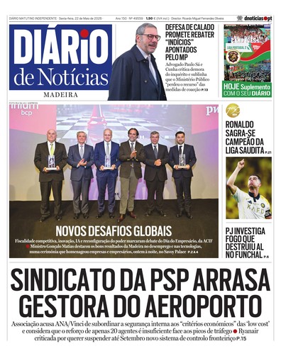 Edição do dia 22 Maio 2026 da pubicação Diário de Notícias