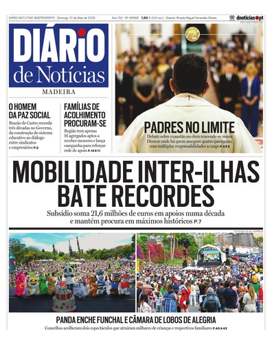 Edição do dia 31 Maio 2026 da pubicação Diário de Notícias