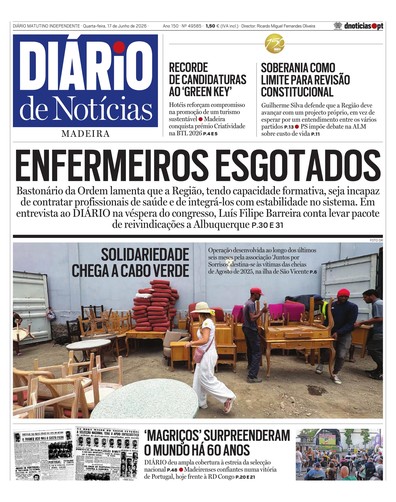 Edição do dia 17 Junho 2026 da pubicação Diário de Notícias