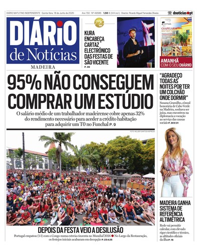 Edição do dia 18 Junho 2026 da pubicação Diário de Notícias