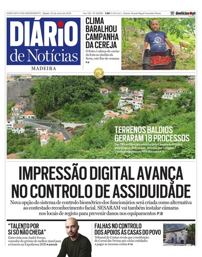Edição do dia 20 Junho 2026 da pubicação Diário de Notícias
