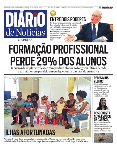 Edição do dia 21 Junho 2026 da pubicação Diário de Notícias