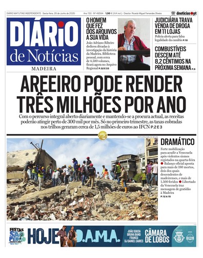 Edição do dia 26 Junho 2026 da pubicação Diário de Notícias
