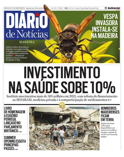 Edição do dia 29 Junho 2026 da pubicação Diário de Notícias