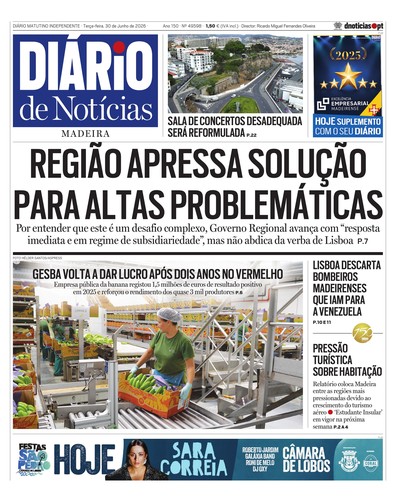 Edição do dia 30 Junho 2026 da pubicação Diário de Notícias