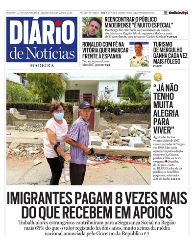 Edição do dia 6 Julho 2026 da pubicação Diário de Notícias