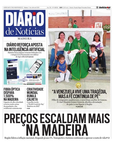 Edição do dia 11 Julho 2026 da pubicação Diário de Notícias