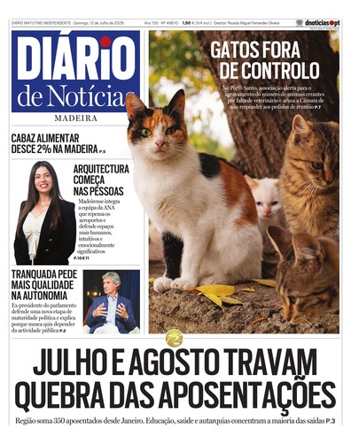 Edição do dia 12 Julho 2026 da pubicação Diário de Notícias