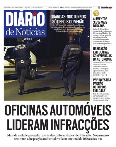 Edição do dia 14 Julho 2026 da pubicação Diário de Notícias