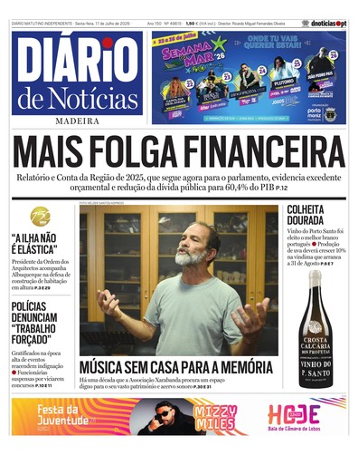 Edição do dia 17 Julho 2026 da pubicação Diário de Notícias