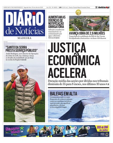 Edição do dia 20 Julho 2026 da pubicação Diário de Notícias