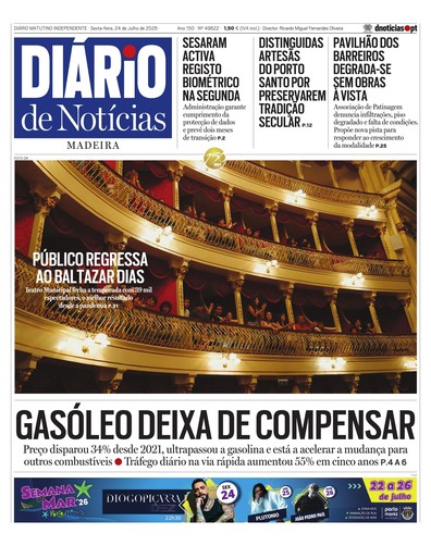 Edição do dia 24 Julho 2026 da pubicação Diário de Notícias