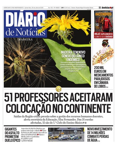 Edição do dia 30 Julho 2026 da pubicação Diário de Notícias