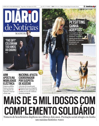 Edição do dia 4 Agosto 2026 da pubicação Diário de Notícias